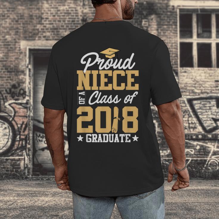 Proud Niece Graduation Shirts For Family 2018 Men's Back Print T-Shirt