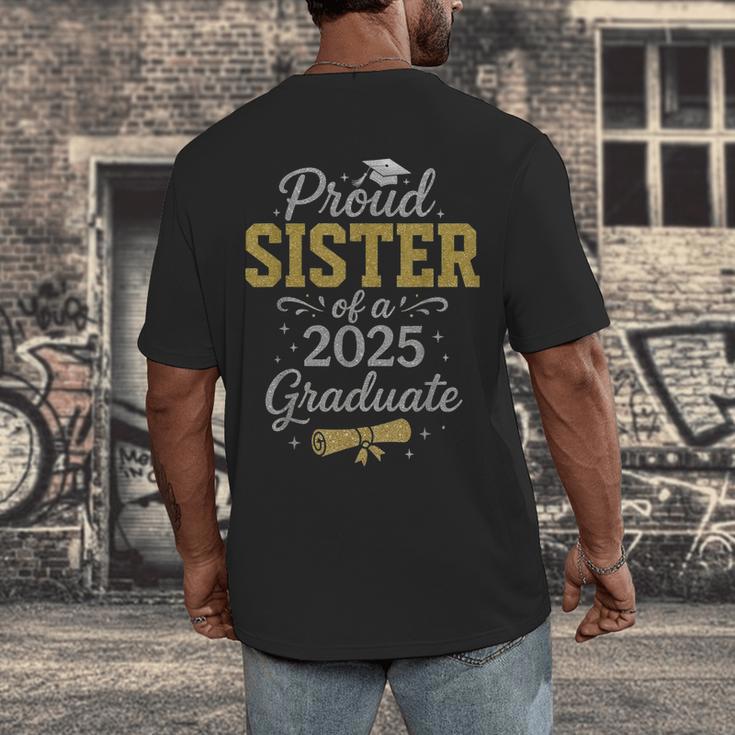 Proud Sister Of a 2025 Graduate Senior Graduation Women Men's Back Print T-Shirt
