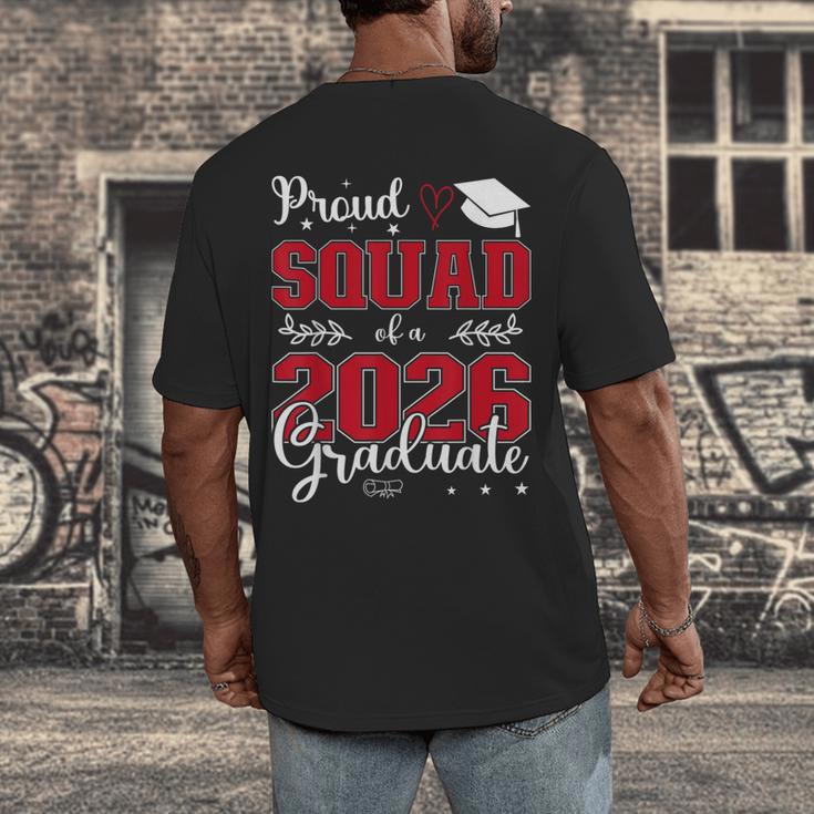 Proud Squad Of a Class Of 2026 Graduate For Graduation Men's Back Print T-Shirt