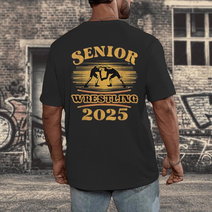 Proud Wrestler Graduation Apparel For Supporters And Seniors Men's Back Print T-Shirt