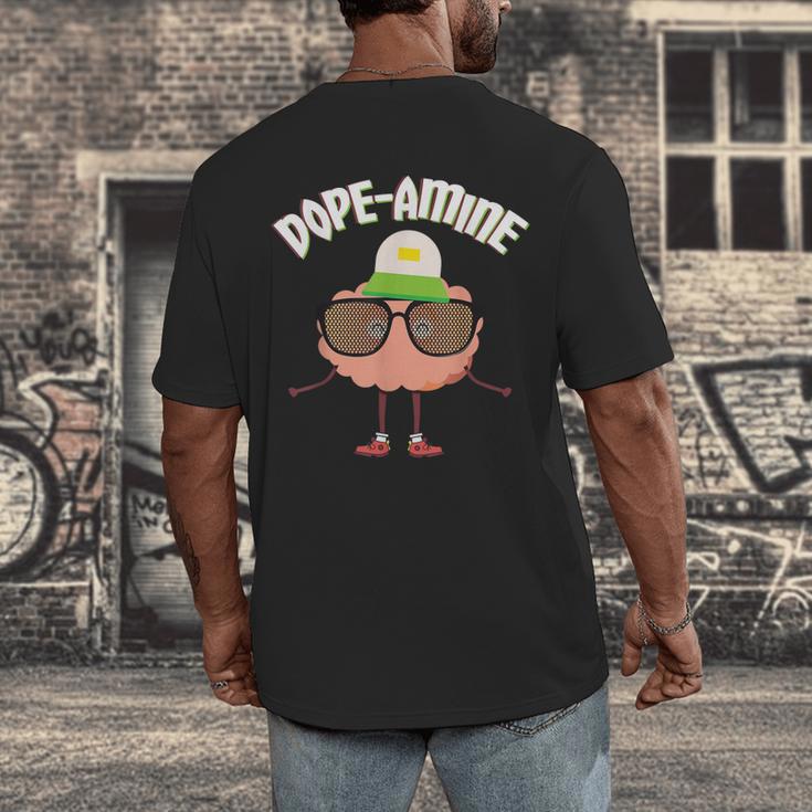 Psychology Major PsyD PhD 2024 Dopamine Graduation Men's Back Print T-Shirt