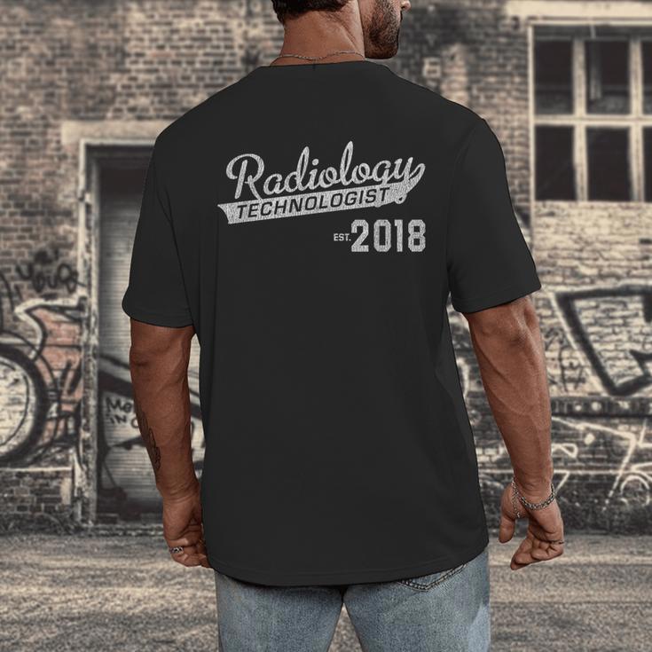 Radiology Technologist Graduation Men's Back Print T-Shirt