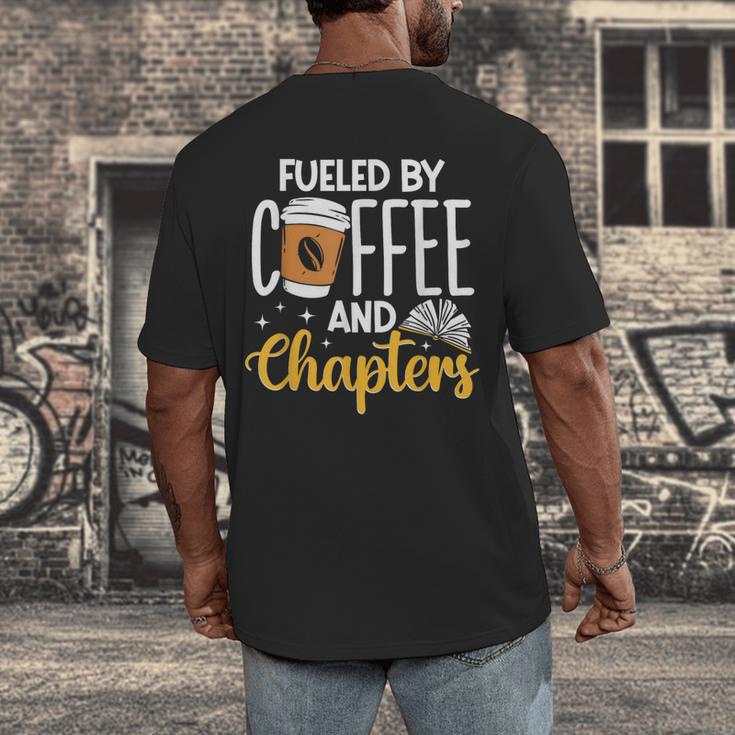 Reading Books Bookcase Book Club Bibliophile Men's Back Print T-Shirt
