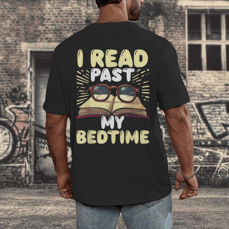 Reading Books For Kids Book Lover Bookworm Librarian Men's Back Print T-Shirt