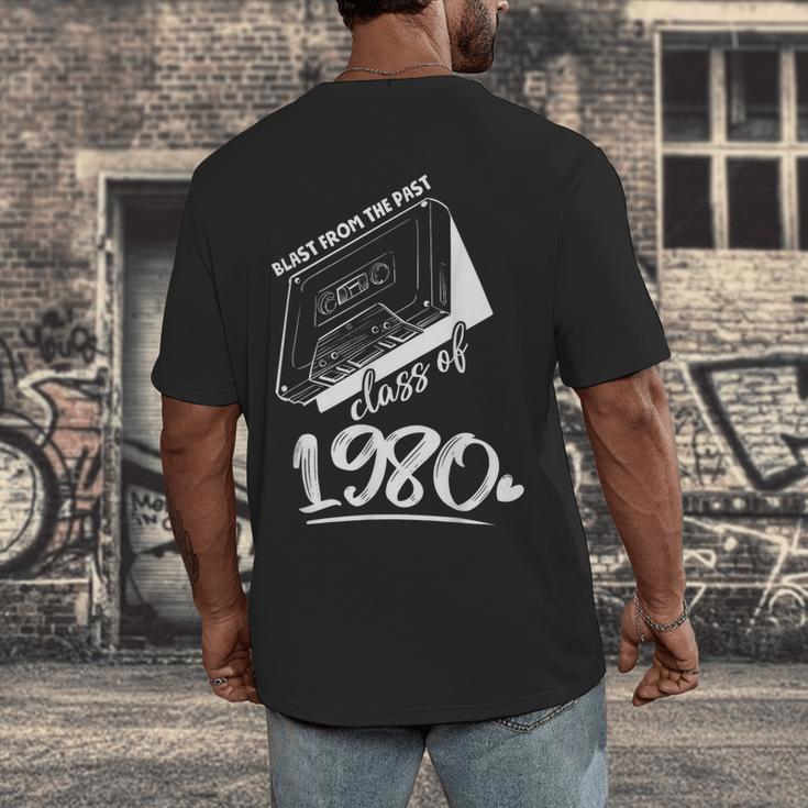Reunion Class Of 1980 School Graduation Blast From The Past Men's Back Print T-Shirt