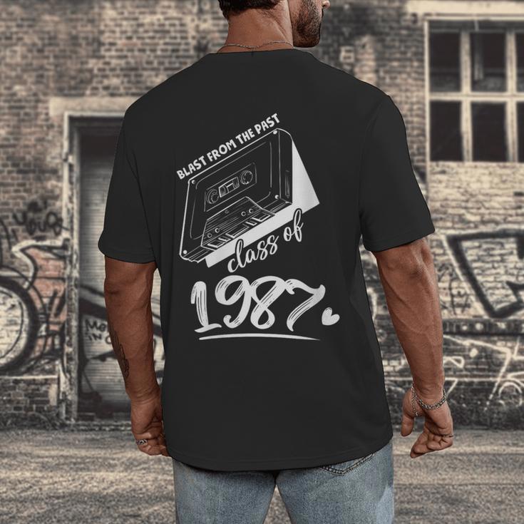 Reunion Class Of 1987 School Graduation Blast From The Past Men's Back Print T-Shirt