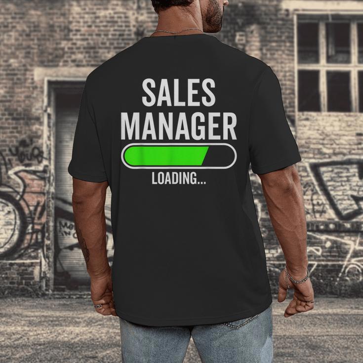 Sales Manager Loading Graduation Graduate New Job Men's Back Print T-Shirt