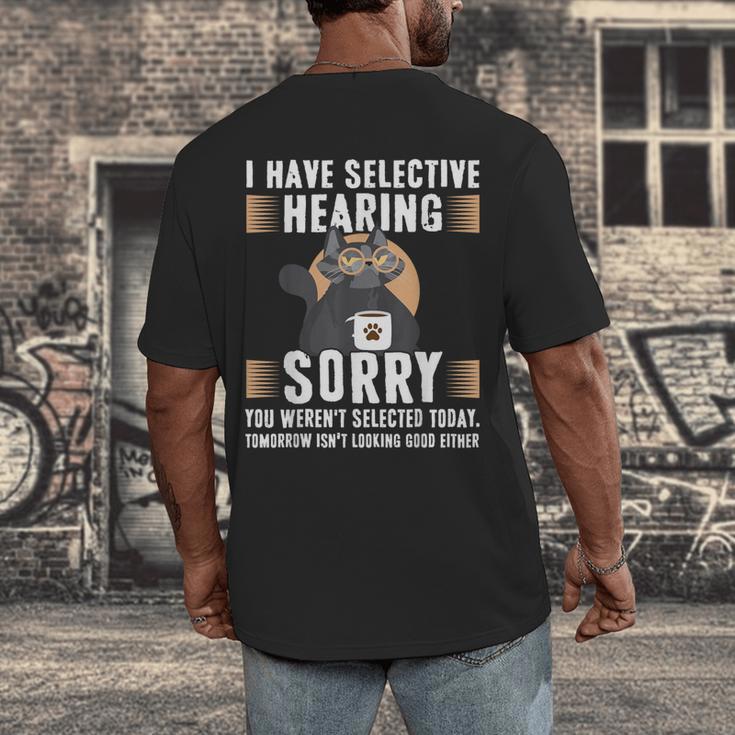 Sarcastic Joke For Introvert And Anti-Social Men's Back Print T-Shirt Sarcastic Joke For Introvert And Anti-Social Men's Back Print T-Shirt