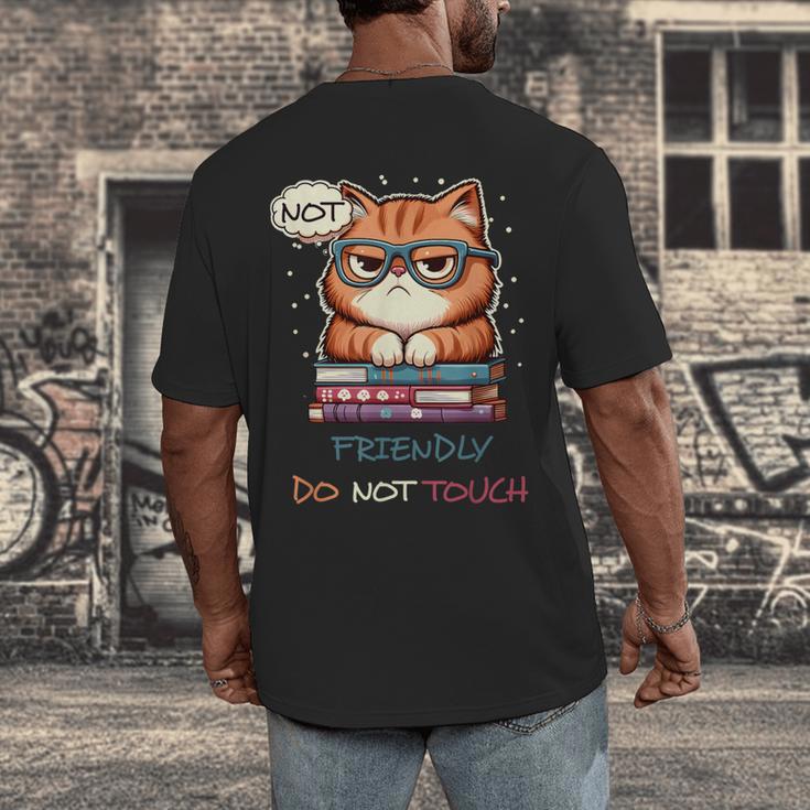 Sarcastic Loner Introvert Not a Friendly Do Not Touchs Men's Back Print T-Shirt Sarcastic Loner Introvert Not a Friendly Do Not Touchs Men's Back Print T-Shirt