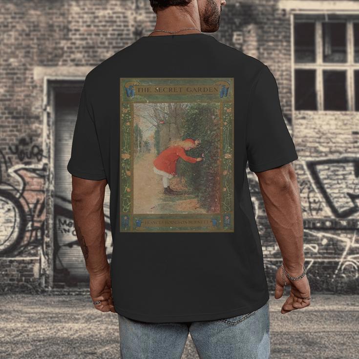The Secret Garden Book Cover Men's Back Print T-Shirt