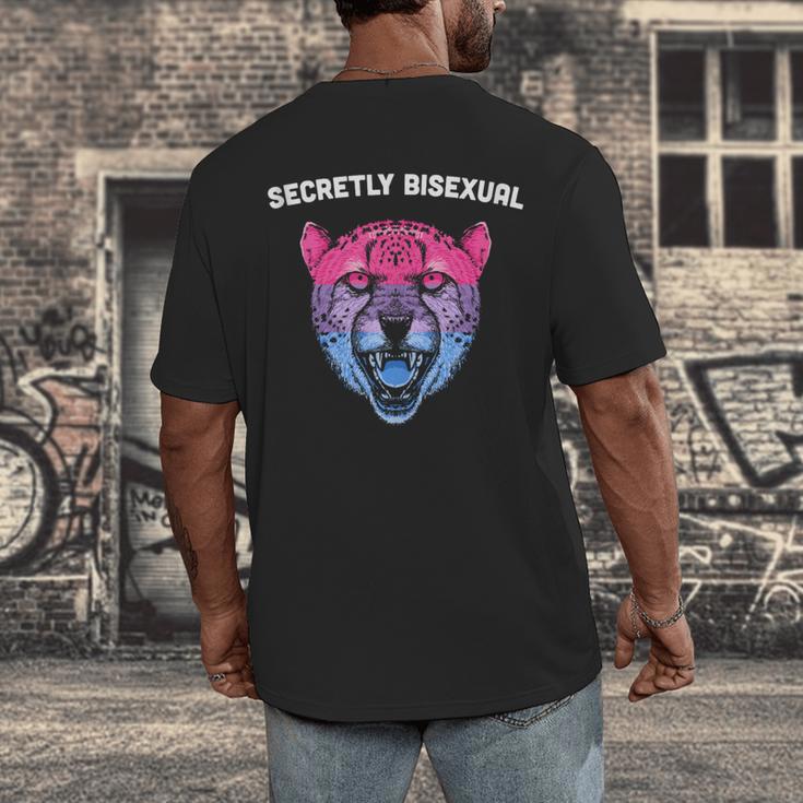 Secretly Bisexual Bi Introvert Bi Pride Antisocial LGBTQ Men's Back Print T-Shirt Secretly Bisexual Bi Introvert Bi Pride Antisocial LGBTQ Men's Back Print T-Shirt