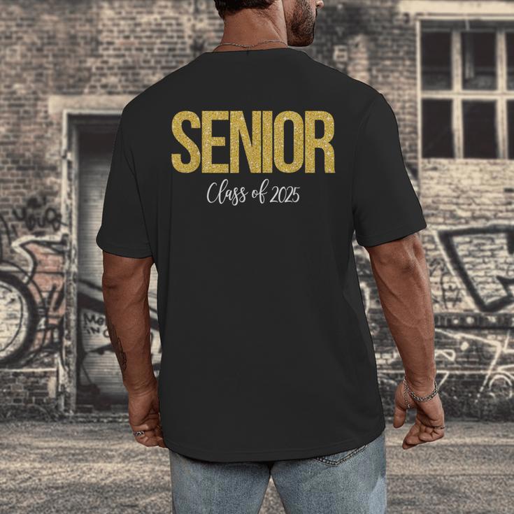 Senior 2025 Graduation Class Of 2025 Senior Men Women Men's Back Print T-Shirt