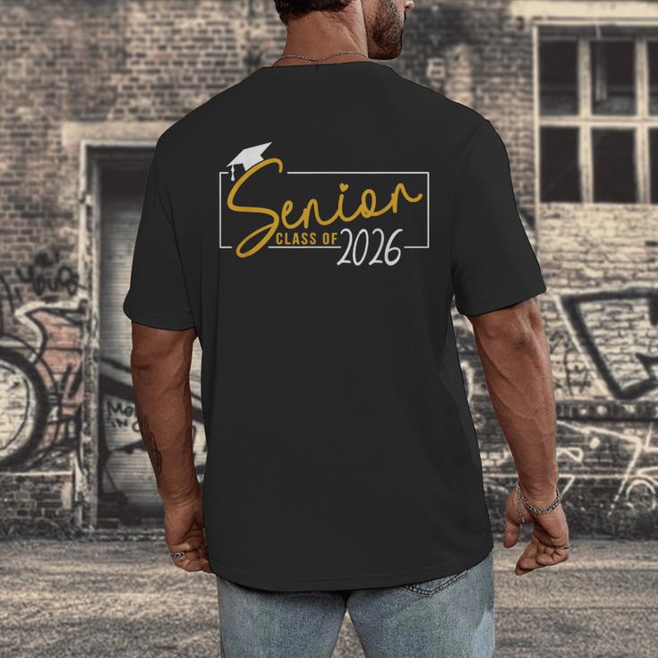 Senior 2026 Class Of 2026 Seniors Graduation School Senior Men's Back Print T-Shirt