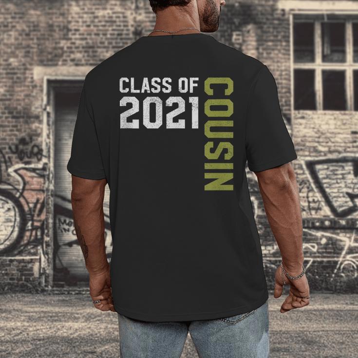 Senior Class Of 2021 Cousin Graduation Men's Back Print T-Shirt