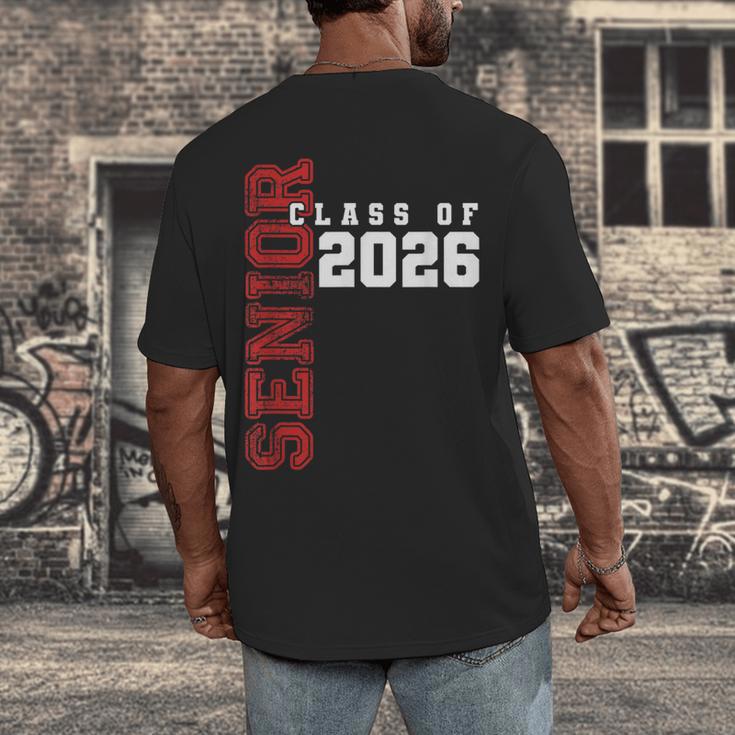 Senior Class Of 2026 Graduation Grad 26 Men's Back Print T-Shirt