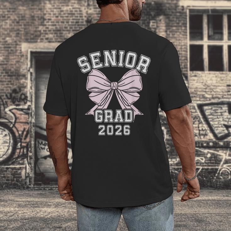 Senior Grad 2026 Class Of 2026 Senior Graduation 2026 Men's Back Print T-Shirt