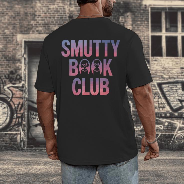 Smut Reader Book Lover Bookworms Men's Back Print T-Shirt