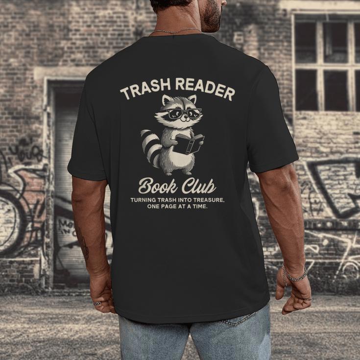 Smut Reader Spicy Book Romance Trash Reader Book Club Men's Back Print T-Shirt