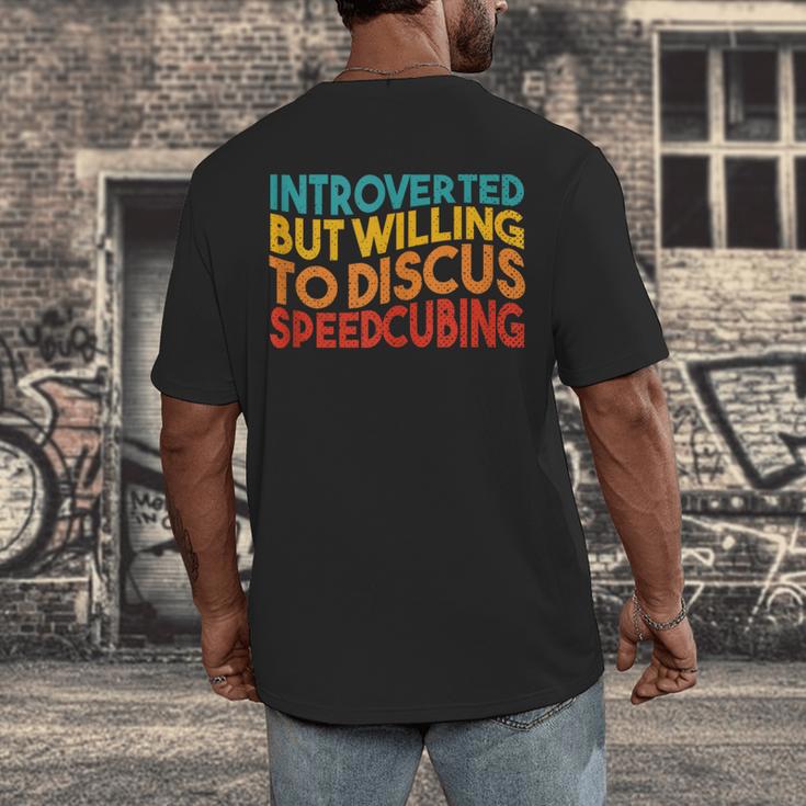 Speedcuber Introvert Cube Solver Speedsolving Speedcubing Men's Back Print T-Shirt Speedcuber Introvert Cube Solver Speedsolving Speedcubing Men's Back Print T-Shirt