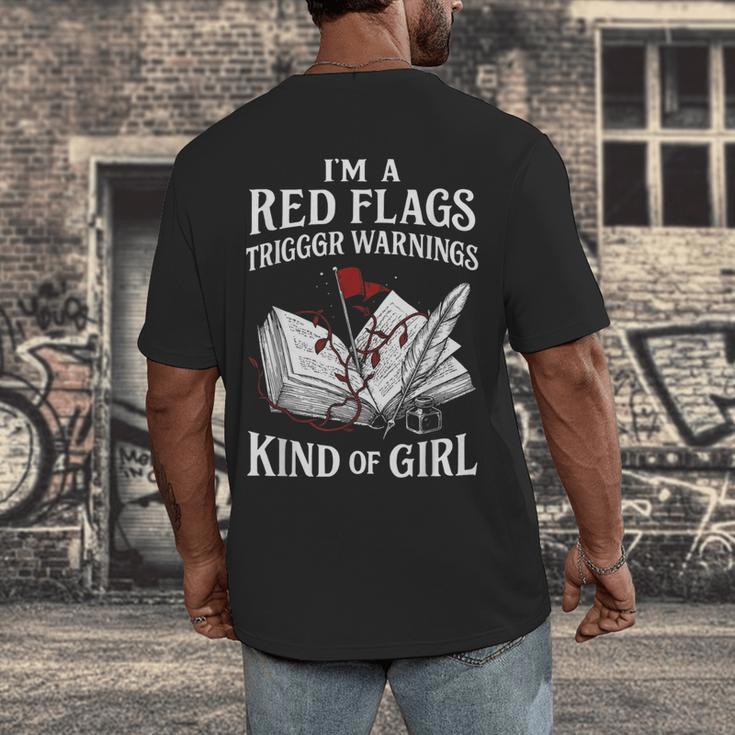 Spicy Book Reader Morally Gray Dark Romance Bookish Men's Back Print T-Shirt Spicy Book Reader Morally Gray Dark Romance Bookish Men's Back Print T-Shirt