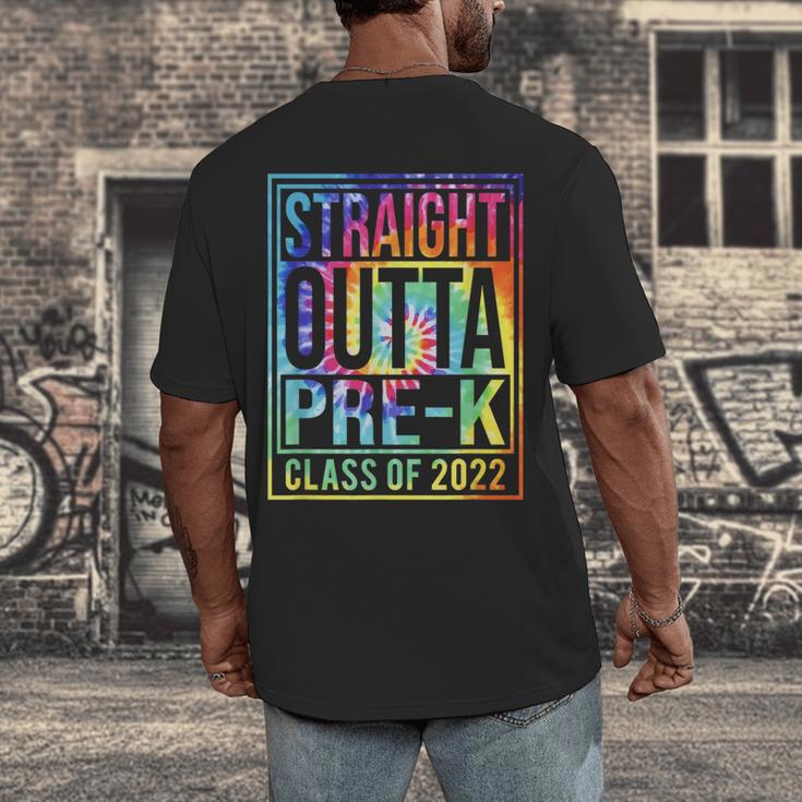 Straight Outta Pre-K Class Of 2022 Preschool Graduation Men's Back Print T-Shirt
