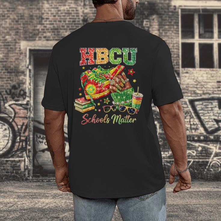 Students Future HBCU Grad History Graduation Men's Back Print T-Shirt
