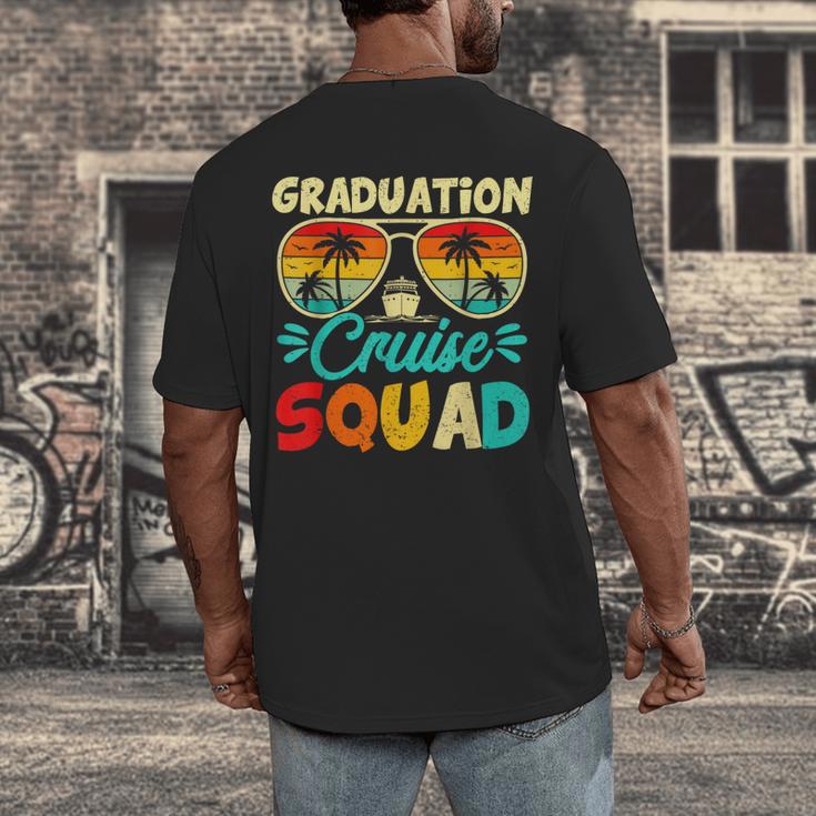 Summer Vacation Graduation Cruise Squad 2026 Matching Men's Back Print T-Shirt