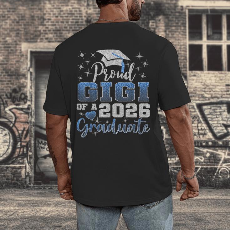 Super Proud Gigi Of 2026 Graduate Senior Graduation Family Men's Back Print T-Shirt
