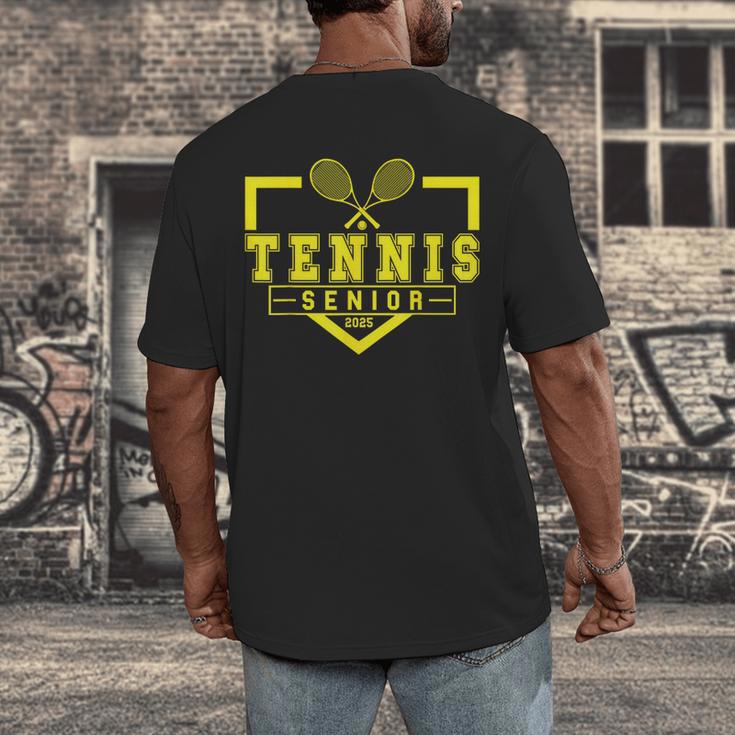 Tennis Senior Night Tennis Senior 2025 Graduation 20 Men's Back Print T-Shirt