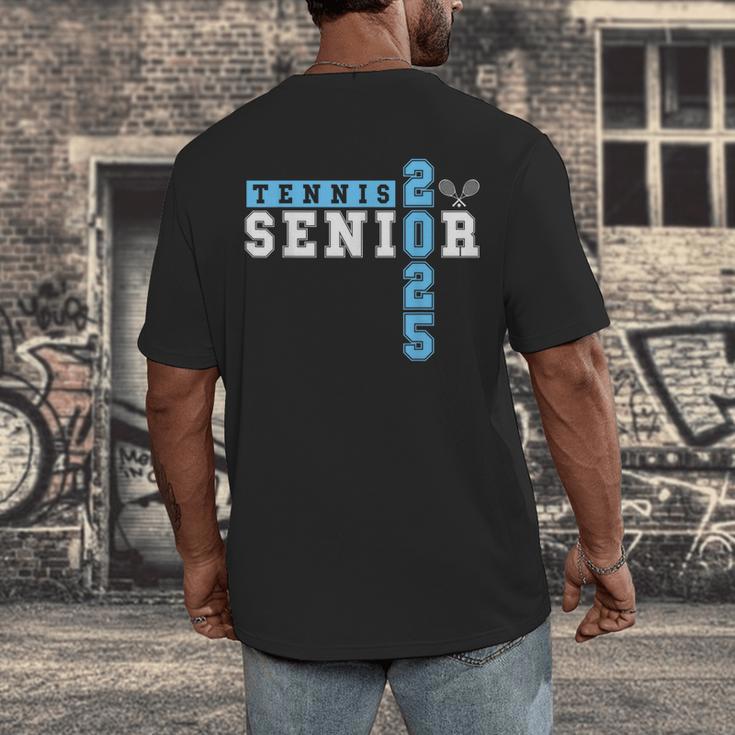 Tennis Senior Night Tennis Senior 2025 Graduation 33 Men's Back Print T-Shirt