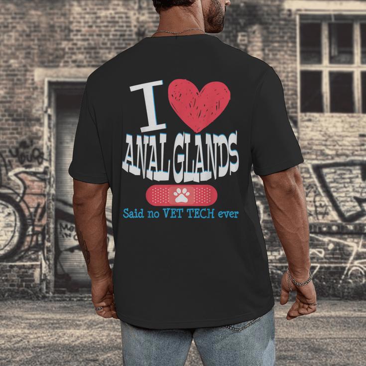 Veterinary Technician Graduation Shirt Vet Tech Men's Back Print T-Shirt