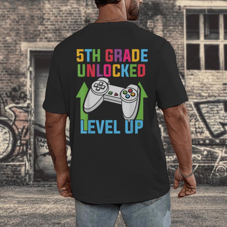 VIDEO GAMER Graduation Student Teacher Last Day School Kids Men's Back Print T-Shirt