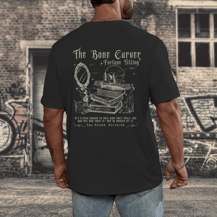 Vintage The Bone Carver Death God Tour Skeleton Spicy Books Men's Back Print T-Shirt