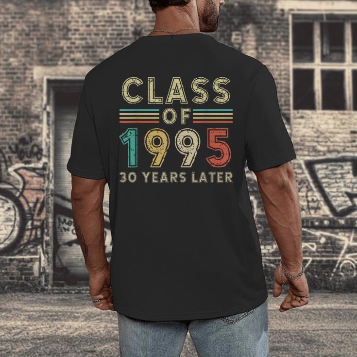 Vintage Class Of 1995 30th Reunion Alumni Graduation Party Men's Back Print T-Shirt