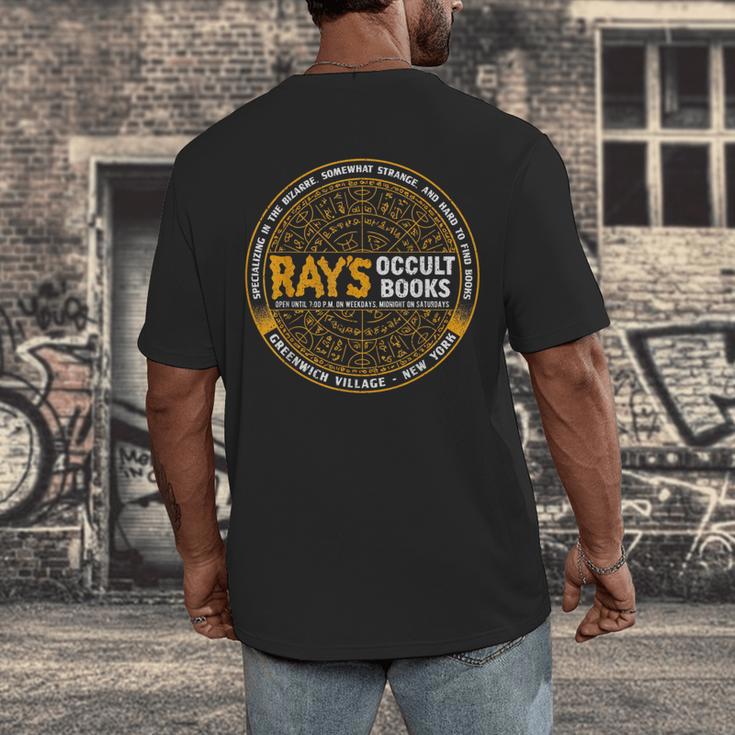 Vintage Quote Ray's Occult Retro Spiritual Books Men's Back Print T-Shirt