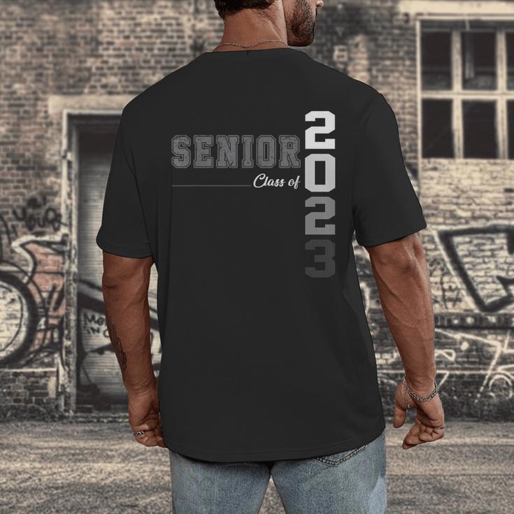 Vintage Senior Class Of 2023 Senior Graduation 2023 Men's Back Print T-Shirt