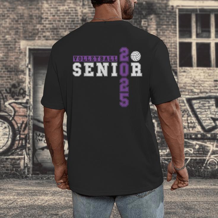Volleyball Senior Night Volleyball Senior 2025 Graduation 26 Men's Back Print T-Shirt
