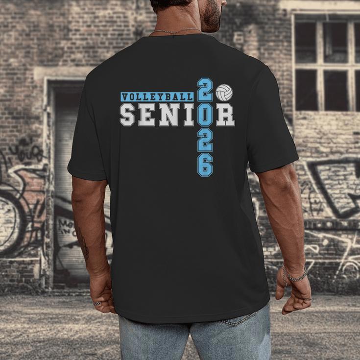 Volleyball Senior Night Volleyball Senior 2026 Graduation 39 Men's Back Print T-Shirt