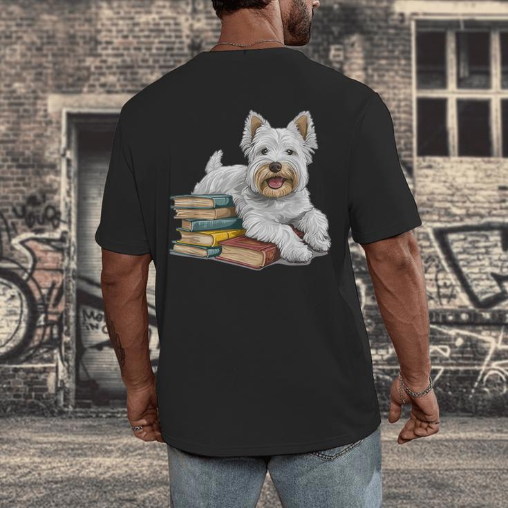 West Highland Terrier Books Dog Breed Westie For Men Women Kids Men's Back Print T-Shirt