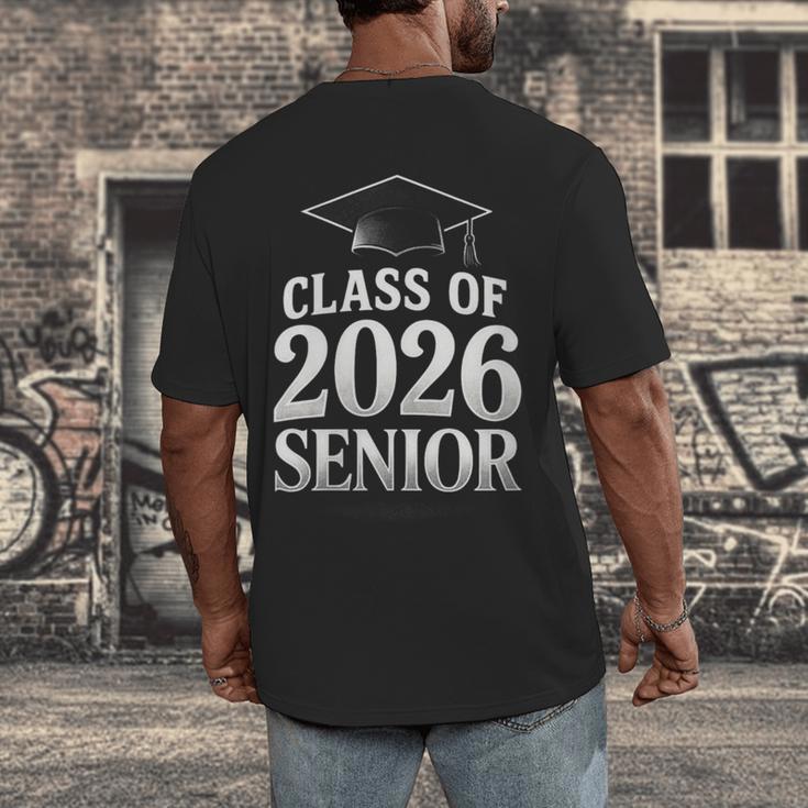 Women's Class Of 2026 Senior Graduation School College Men's Back Print T-Shirt