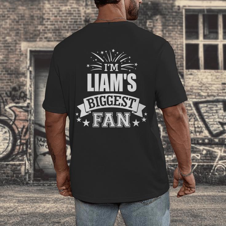 Women's Liam Personalized Name Sports Fan Birthday Graduation Men's Back Print T-Shirt