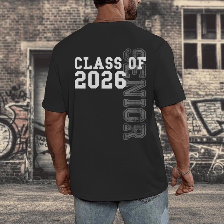 Women's Senior Class Of 2026 Graduation Year High School & College Men's Back Print T-Shirt