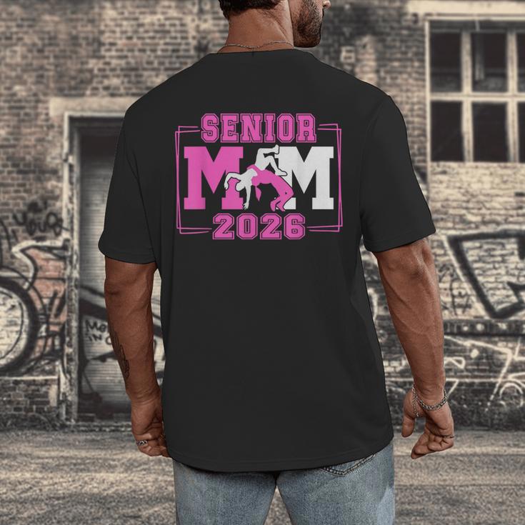 Wrestling Senior Mom Wrestling Senior 2026 Graduation Men's Back Print T-Shirt