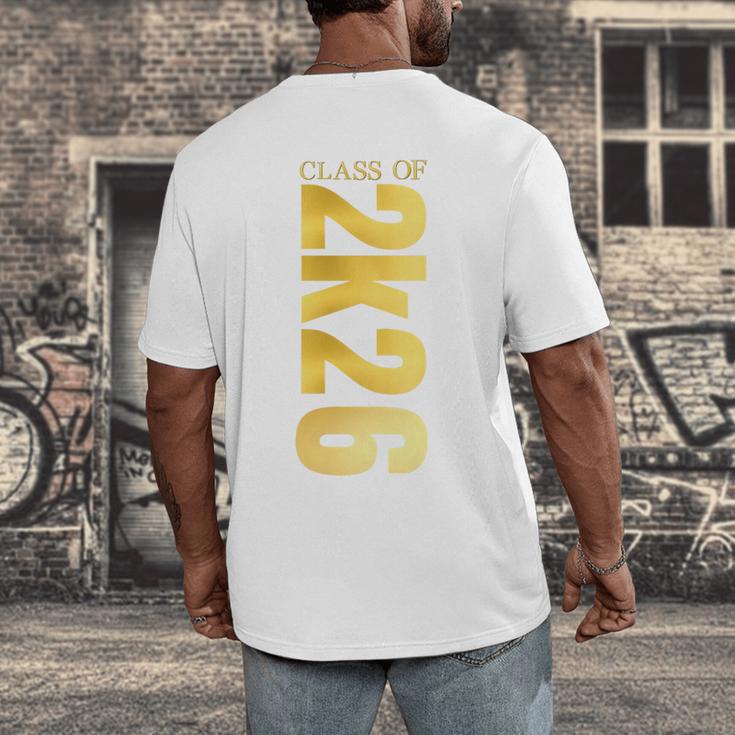 2K26 Class Of 2026 Graduation College Senior Back To School Premium Tri-Blend Men's Back Print T-Shirt