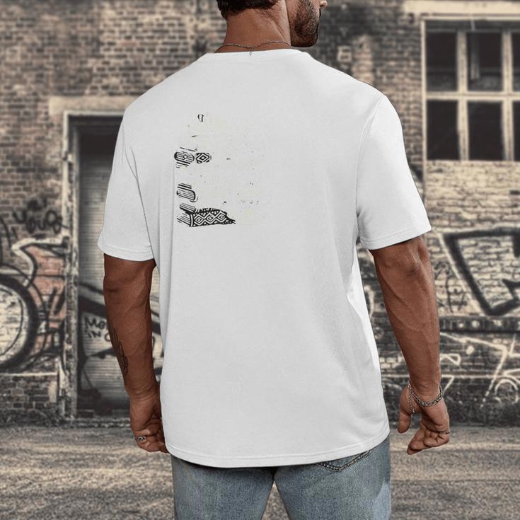 Boho Book Just A Girl Who Loves Books And Coffee Men's Back Print T-Shirt