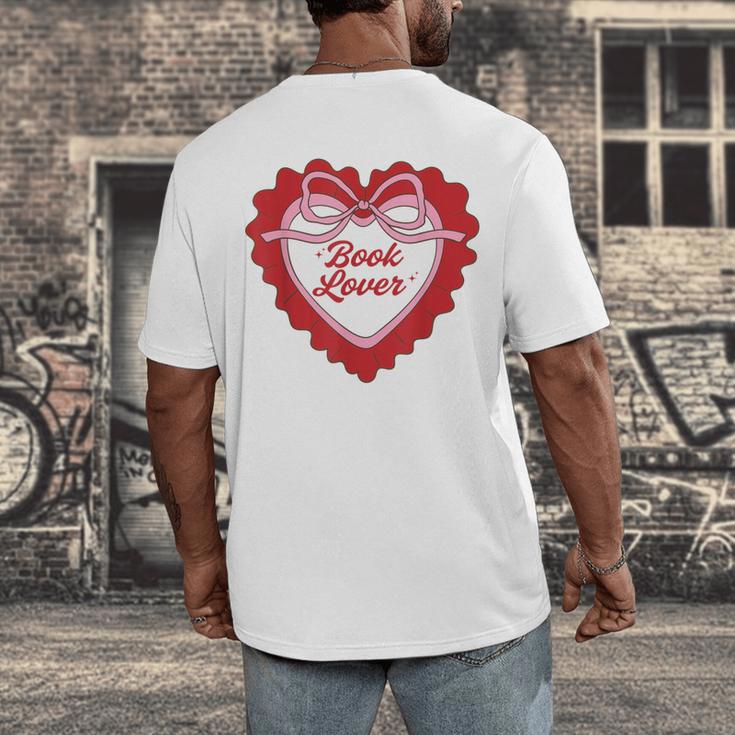 Book Lover Men's Back Print T-Shirt