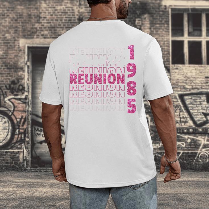 Class Of 1985 Reunion 85 Graduation Reunion 1985 Men's Back Print T-Shirt
