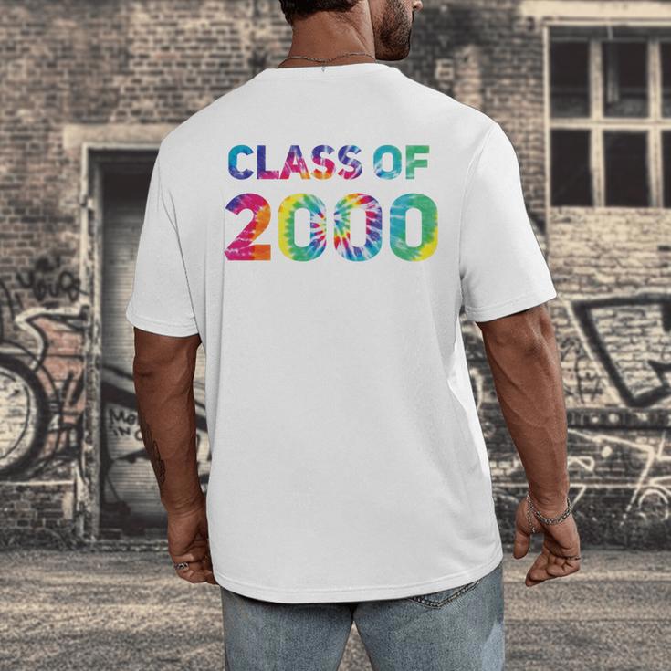 Class Of 2000 School Reunion College Highschool Graduation Premium Tri-Blend Men's Back Print T-Shirt