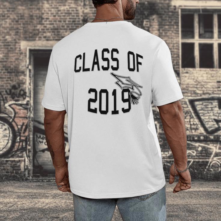 Class Of 2019-High School College University GRADUATION Men's Back Print T-Shirt