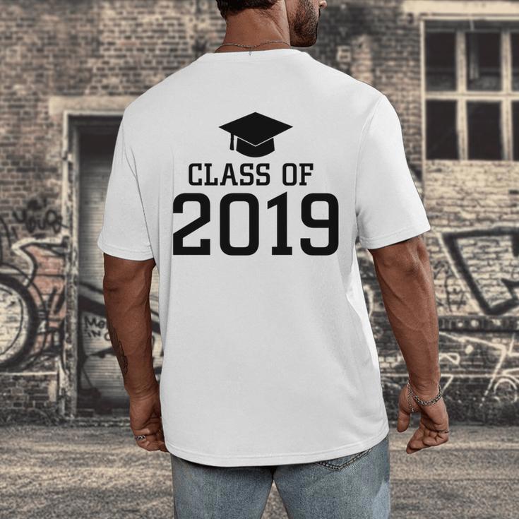 Class Of 2019 Shirt Graduation Gift Men's Back Print T-Shirt